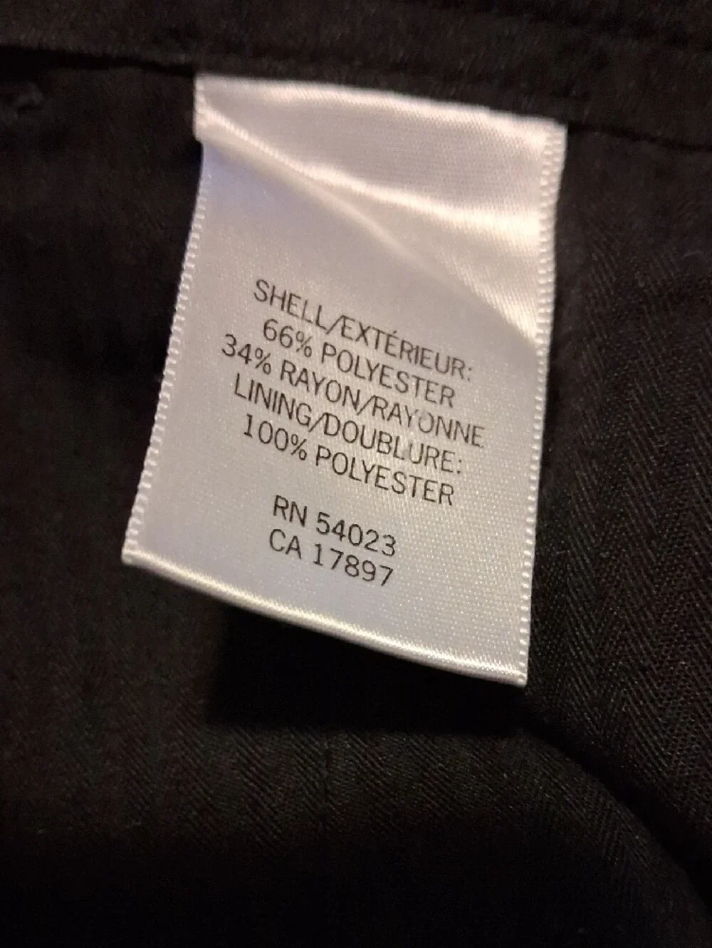 Banana Republic Black Tailored Slim Pants